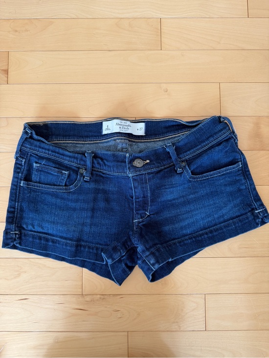 Abercrombie & Fitch Pants - Y2K Abercrombie & Fitch low rise denim jean shorts dark wash size 4